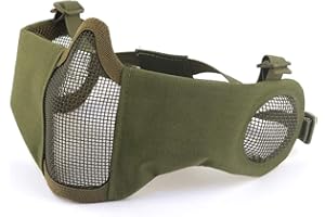 HANSTRONG GEAR H World EU Integrated Tactical Airsoft Painball Full Face Googles Pilot Protective Helmet with Removable Face Shield