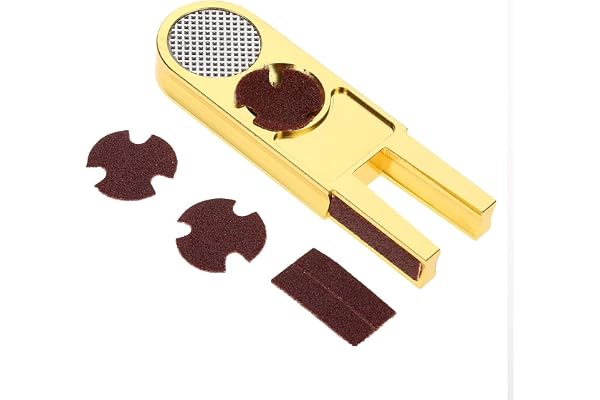 Alomejor Yanmeer Multifonctionnel en Forme de U Billard Pointe Accessoire Tondeuse pour Queue de Billard Snooker ou Billard Tips
