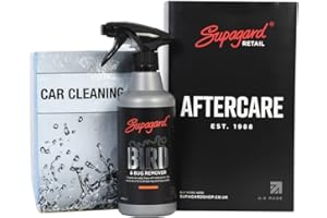 Supagard Bird Poo Remover for Cars (500ml) – Bird Lime Cleaner & Bug Stain Remover – Safe, Rehydrating Foam Formula for Paintwork