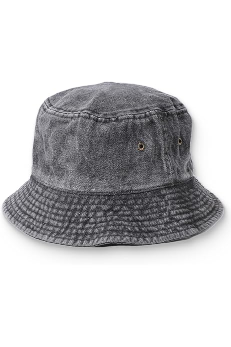 Chapeau De Seau En Denim Pour Femme – Protection UV, Coton Respirant – Pliable Et Portable – Style Vintage – Tour De Tête 56-58 Cm