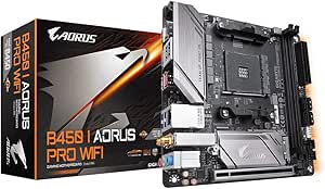 Gigabyte Mainboards B450 I Aorus Pro Wi-Fi Motherboard, schwarz