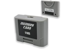 INTEC GAMING 1MB Memory Pak, for N64 Memory Card, Storage Expansion Card, Compatible with Nintendo N64 Controller