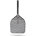 G.a HOMEFAVOR Pala per Pizza Forata, Pala per Pizza in Alluminio Anodizzato Duro con Manico Smontabile per Pizzas, Pane, Cros