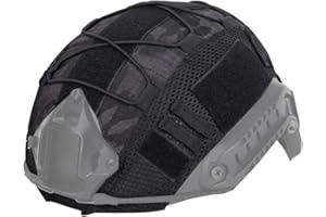 HUENCO Copertura per casco tattico a rete per casco Ops-Core Fast PJ (casco non incluso)