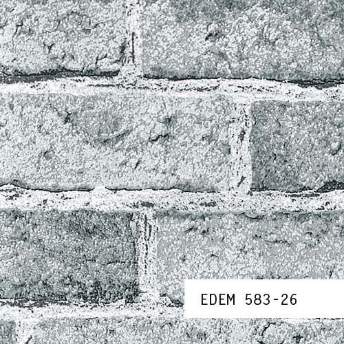 Tapeten MUSTER EDEM 583-Serie | Rustikale Vintage Optik Mauerstein Ziegelstein Tapete, 583-XX:S-583-24 - 6
