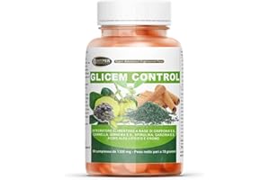 Hyper GLICEM CONTROL Controllo Livello di Glicemia per Sindrome Metabolica,Prediabete, Aiuto per il Metabolismo dei Carboidrati, Mantenimento di Livelli normali di Glucosio nel Sangue, Glicemia Alta.