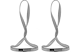 DASKING 2 fascette da arrampicata in nylon da 18 mm, 23 KN per arrampicata all'aperto, amaca, attrezzatura per discesa, corde per lavori di alberi, attività all'aria aperta, arrampicata Sling Runner