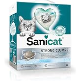Sanicat - Ultra-agglomerating cat litter with talcum scent | | Instataneous and compact agglomerates | Neutralizes odors and