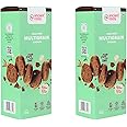 Ancient Roots Multigrain Cookies | Biscuits for Tea, Coffee, Breakfast, Kids – 300 gm (150gm x 2) | Made with Millet Flours, White Butter and Jaggery | No Maida and No Refined Sugar (Pack of 2)