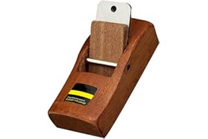 Veemoon 1Pieza Cepilladora Manual de Madera Mini Herramienta de Carpintería Sin Mango para Bricolaje y Uso Tableros Madera y