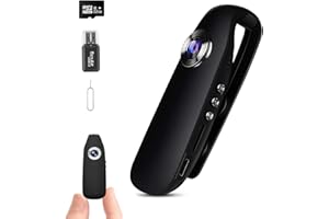 Altueey Mini Spy Camera 1080P Full HD Body Camera, Bike Camera Cycling Video Recorder with Motion Detection, 32GB Portable Wearable Camera for Office, Law Enforcement, Meeting, Bike, Hiking