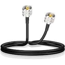5x Connecteurs Coaxiaux PL259 - Compatibles LMR240/RG8X/4D-FB Avec Manchons Compression