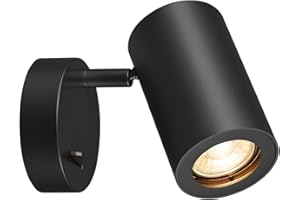 Slv Enola_B Lampa Ścienna, Czarny, 50 W