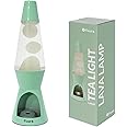 Fisura Lava Lamp with Candle. Electricity-Free Lamp. Eco-Friendly Motion lamp. Original Gift. Measurements: 29 centimetres x 8.5 centimetres (Candle, Mint)