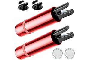 BigKing 2 Pezzi Rompivetro Auto e Taglia Cintura, con Coperchio Trasparente, 2 in 1 Martello di Sicurezza Auto e Taglia Cinture di Sicurezza, Compatto e Pratico, Facile da Usare (Rosso)
