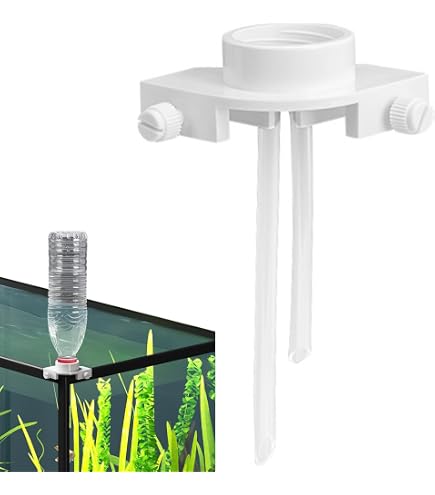 BUGUUYO Automatisches Schwimmerventil Für Aquarium Und Wassertank – Wasserstandsregelung Mit Seitlichem Anschluss, Transparent