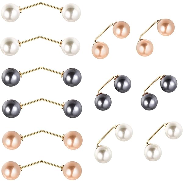 Lot De 5 Broches Vintage Style Rétro - Clips Pour Cardigan, Châle, écharpe | Accessoire Mode Femme