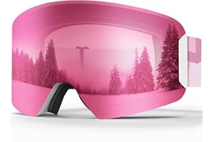Findway Maschera da Sci per Bambino, Occhiali da Sci Snowboard per Ragazzi Ragazze Età 3 4 5 6 7 8, con Protezione UV 100%, Antiappannamento, Resistenza al Vento Snowboard Occhiali da Neve
