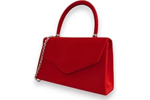 fi9® Retro Suede Tote Style Wedding Ladies Party Prom Evening Clutch Hand Bag Purse