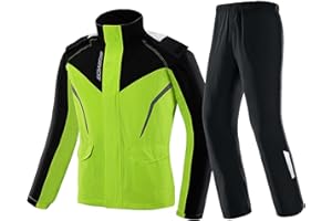 Scoyco Rain Jacket Men Waterproof, 2 Layers Packable Lightweight Breathable Rain Suit with Hood for Outdoor Motorcycle Bike Golf Cycling Hiking Fishing