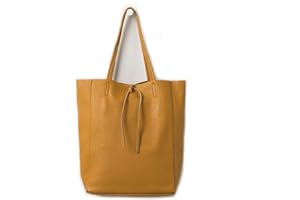 LeahWard Large Leather Hobo Shoulder Bag, Women's Genuine Italian Hand Made Leather Shoulder Bags, Soft Leather Handbags, A4 College School Work Business Bags