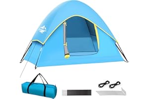 PUREBOX Camping Tent, S(1-2)/L(2-3) Person Outdoor Tent, Windproof & Waterproof Dome Tent, Easy to Set Up, Suitable for Camping, Garden, Outdoor, Backpacking.