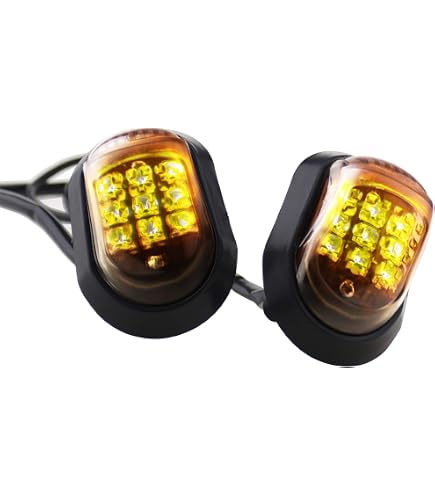 Clignotant Quad KIMISS Clignotants Clignotant Lumière, 2 Pcs LED