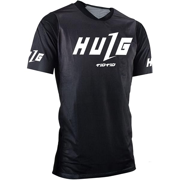 Maillot VTT Manches Longues – T-shirt Cyclisme, Polyester Respirant, Séchage Rapide – Pour Vélo, Moto, Sport Outdoor