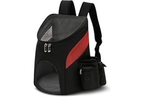 ALLSOPETS Animale Domestico Cane Zaino Porta Gatti Tappetino Rimovibile Portatile Cuccia per Viaggi Campeggio Escursionismo Carico Massimo 3 kg