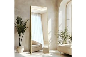 KOCUUY Specchi da Parete Rettangolare 52x161 cm, Specchio da Parete Decorativo Oro Con Cornice In Metallo, Grande Specchi da Appendere Per Soggiorno, Camera da Letto, Corridoio Specchio da Appendere