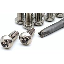 Dadi Antifurto Adventure Xperience In Acciaio Inox - Set M8 Con 8 Dadi E 1 Chiave, Per Sicurezza Auto E Casa