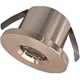 LEDOLUX 3 Watt Warm White Led Spot Ceiling Light for False Ceiling, Aluminium Metal Powder Coated, Bright Led Light with Chip, Round (Pack of 1)