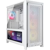 CORSAIR FRAME 4000D LCD RS ARGB Mod&uuml;ler Orta Kule ATX PC Kasası - XENEON EDGE LCD Dokunmatik Ekran, InfiniRail Fan Montaj Sis