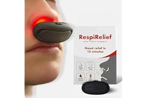 ERISAMO Respi-Relief Red Light Nasal Therapy Instrument, Red Light Nasal Therapy Instrument, Nasal Therapy Device, Red Light Nasal Therapy Device, Red Light Nasal Therapy for Nose (2PCS)