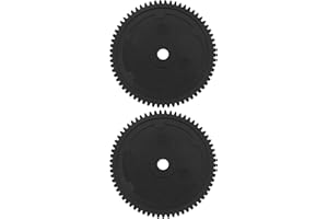 LT Easiyl 2PCS 65T RC Car Spur Gear Compatible with FTX Vantage and Carnage RC Motor Gear Spare Parts 40mm/1.57inch, Plastic