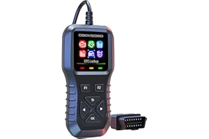 AMHVMU OBD2 Scanner Car Diagnostic Tool | Engine Fault Code Reader and Reset, Check Engine Light, Live Data, Battery Tester, Compatible with All OBD II Vehicles