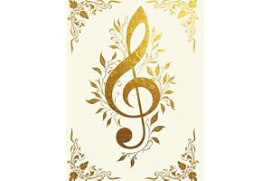 Music Composition Notebook: Golden Harmony Edition – 7-Line Staff Paper for Advanced Composers: 200-Page Blank Manuscript Boo