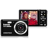 Digital camera - 2.8" TFT LCD Display Rechargeable Simple Digital Camera with 20mp for Kid/Girls/Boys/Students/Elderly (Black