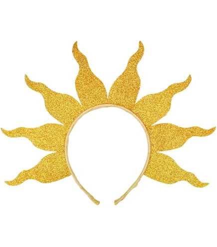 Cerchietto per capelli da donna, accessorio per Halloween, con stelle, luna, sole, ragazze, bambini, tiara, in tessuto, per matrimoni, cosplay, stelle