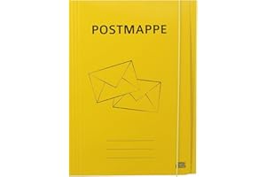‎TIPTOP OFFICE TIPTOP OFFICE Strong 3-wing folder "Postfolder" A4, yellow, 25.5 x 0.5 x 35 cm, 408228
