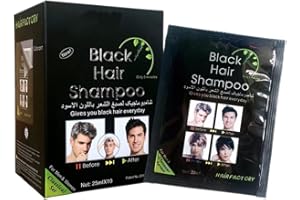 WOYA weixinbuy Teinture instantanée pour cheveux - Pour homme et femme - Shampooing noir - Couleur noire - Simple à utiliser - Dure 30 jours - Ingrédients naturels