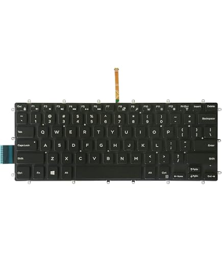 Clavier AZERTY Français Pour Dell XPS 13 / 9343 / 9350 / 9360 - Noir Filaire Neuf D'origine