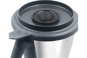 CBJEHIFEY Sitko chroniące przed pryskaniem do Thermomix TM6, silikonowe zabezpieczenie przed pryskaniem do Thermomix Vorwerk robot kuchenny, akcesoria, ochrona przed pryskającą wodą