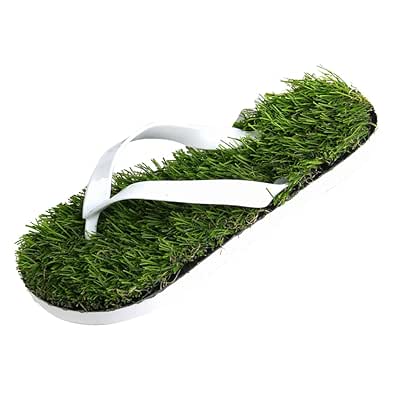 designer grass slippers
