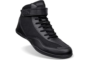 CORE Botas de Lucha para Hombre, Mujer y niños, Antideslizantes Zapatillas de Lucha Libre, para Deportes de Combate, Wrestling Shoes, Crossfit y Levantamiento de Pesas, Blanco