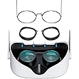 KIWI design Entretoise de Lunettes Intégrée Compatible avec Quest 2/Quest 1/Rift S Protecteur d'objectif Anti-Rayures Empêcha