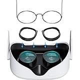 KIWI design Entretoise de Lunettes Intégrée Compatible avec Quest 2/Quest 1/Rift S Protecteur d'objectif Anti-Rayures Empêcha