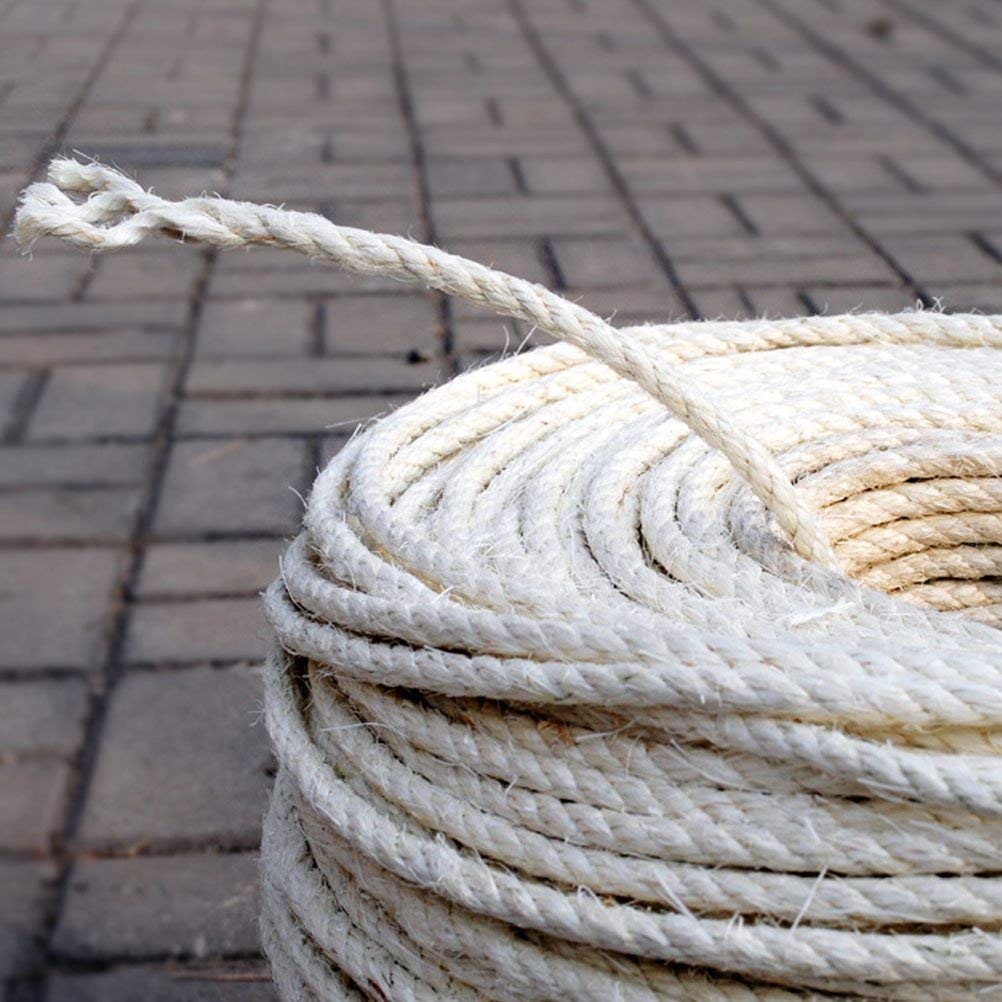 Yangbaga-Corde-de-Sisal-Naturel-8mm-Remplacement-Cordage-Ancien-Accessoire-Idal-pour-remplacer-Poteaux-de-larbre--Chat-Balles-Jouets-en-Sisal-Inclus
