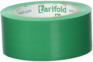 DJOIS Tarifold Cinta Adhesiva Suelo, Señalización, Seguridad, color Verde, 50mm x 33m