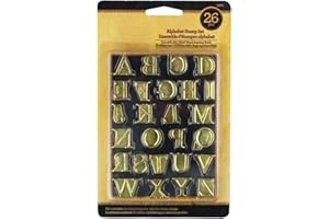 FrogBro 26 Stück Holzverbrennung Pyrograph Lötspitze Stempel, 26 Groß Buchstaben Holz Brandmalerei Tool, DIY Set für Holz oder andere Oberflächenmaterialien, Kompatibel Frogbro Pyrographie Stift